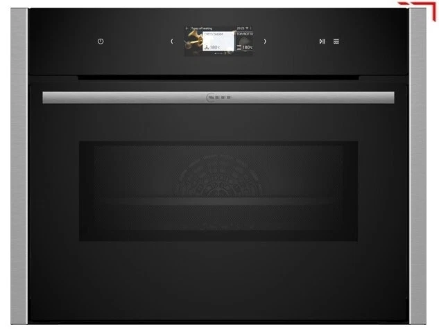 NEFF Einbau-Kompaktbackofen Mikrowelle 45l 900W Edelstahl N 90 C24MS31N0