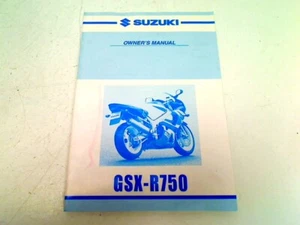 manual de instrucciones para SUZUKI GSX R 750 2000-2003 usado 133488 - Imagen 1 de 4