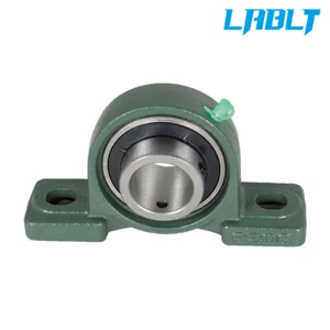 LABLT 2×1.5" Bore UCP208-24 Solid Base Pillow Block Bearing Self Aligning 2 Bolt - Picture 1 of 10