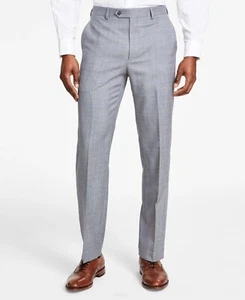 Michael Kors Herren klassische Passform Stretch Wollmischung Anzughose grau B4PS $ 190 - Bild 1 von 20