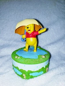 Disney Pooh "In The Rain" Trinket Box - Picture 1 of 4