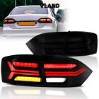 VLAND LED Tail Lights Smoked Lens Rear Lamps For Volkswagen Jetta MK6 2011-2014
