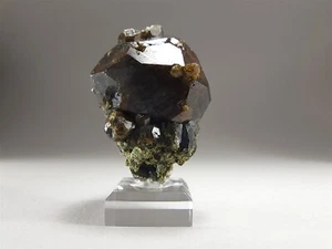 Racimo de cristal granate grueso andradita verde oscuro #7 - Imagen 1 de 10