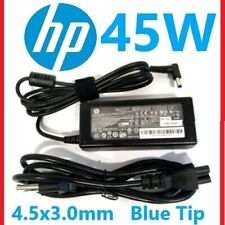 WHOLESALE LOT 1-100 OEM HP 45W Laptop AC Adapter Power Charger 4.5x3mm Blue Tip