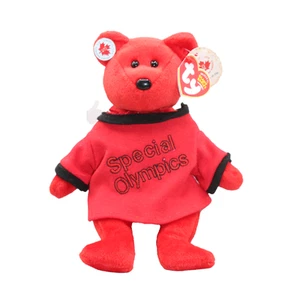 Ty Beanie Baby: Canada the Bear | Special Olympics | Red - Picture 1 of 1