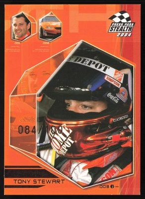 2004 Press Pass Stealth X-Ray #EB33 Tony Stewart #084/100 - Image 1 of 2