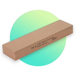 Norton India Oil Stone FB8 Bench Stone 200 x 50 x 25mm - Medium 1000g DT711052 - Picture 1 of 4