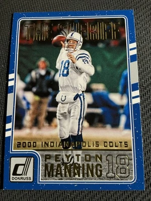 2016 Donruss Football Peyton Manning The Sheriff Tribute #3 Gold Foil - Image 1 of 4