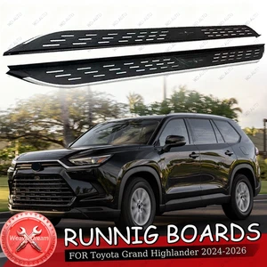 2PC Side Steps Nerf Bar Running Board Fits For Toyota Grand Highlander 2024-2026 - Picture 1 of 12