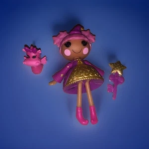Mini Lalaloopsy Star Magic Spells Zauberer Minis Puppe Haustier Drache KOMPLETT RARITÄT - Bild 1 von 3