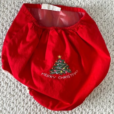 De Colección Rojo Feliz Navidad Plástico Bebé Pantalones Pull On Pañal Cubierta Nathan Krauskopf Foto 1 de 3