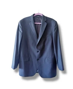 Brooks Brothers 346 Wool Blazer Mens Size 42R Navy Blue 2 Button Sport Coat Suit - Picture 1 of 10
