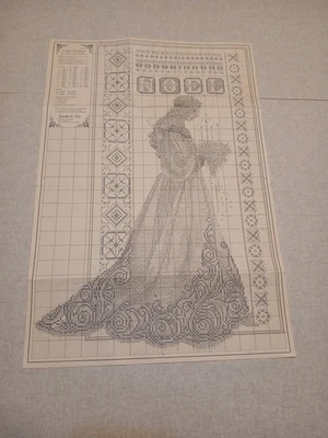 Lavender & Lace Cross Stitch Pattern Chart Only Celtic Christmas - Image 1 of 3