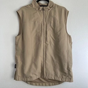SCOTTeVEST TEC RFID Travel Vest For Men Large Beige 26 Pockets Outdoor Utility - Picture 1 of 17