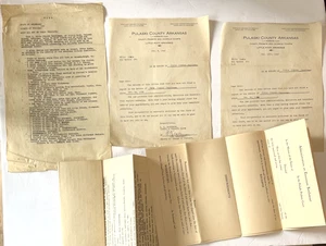 Effie Combs Josie Cappleman LOTTO Valuterà Documenti Legali Little Rock AR - Foto 1 di 8