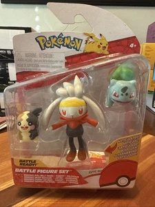 Pokemon Battle Figur Set Articulated Morpeko Raboot & Bulbasaur Neu - Bild 1 von 12