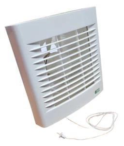 Dunstabzugshaube mit Zugschnur & automatischen Rollläden für Küchenwand - Airvent 435103 6" - Bild 1 von 16