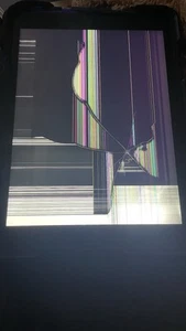 For Parts Apple iPad 9th Gen A2602 Bundle with case Broke screen unknown icloud - Picture 1 of 6