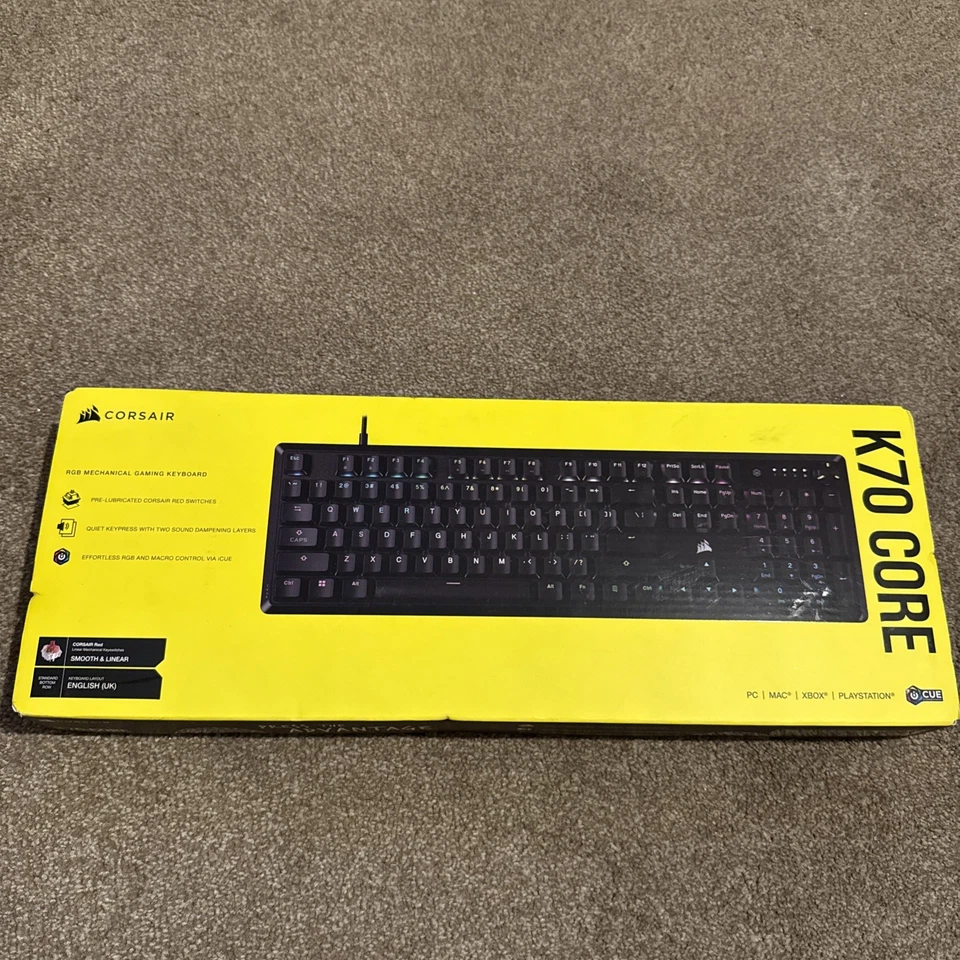 CORSAIR K70 CORE RGB Mechanical Gaming Keyboard - Image 1 of 1