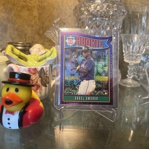 2025 Bowman Adael Amador Rookie Of The Year Favorites Purple Mojo 120/250 - Picture 1 of 2