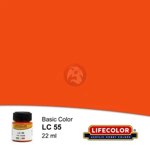 LifeColor Acrylic Paint LC Basic Colors Gloss Orange FS 12246 (22ml Bottle) LC55 - Picture 1 of 1