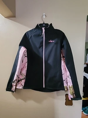 Habit Jacket Realtree Black Pink Camo Womens Size Large - Image 1 of 4