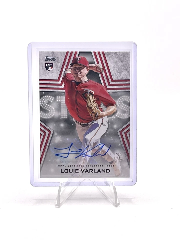 2023 Topps Series 2 Louie Varland RC Baseball Stars Autograph #BSA-LV Twins - Image 1 of 2