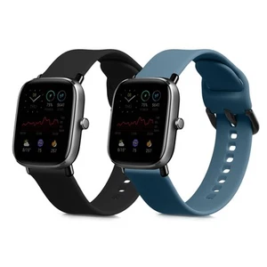 kwmobile 2x bransoletka sportowa kompatybilna z Huami Amazfit GTS 4 Mini / GTS 2 Mini - Zdjęcie 1 z 8
