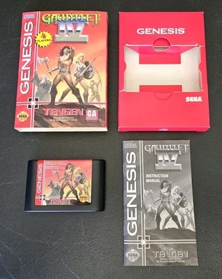 Gauntlet IV (Sega Genesis, 1993) [Cardboard Box] CIB - Image 1 of 4