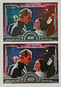 🔥2016 Star Wars Topps Masterwork GR-7 MOFF TARKIN LEIA Base & Foil 114/299🔥 - Bild 1 von 2
