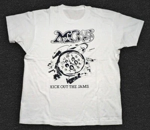 T-shirt unisex MC5 Band concerto bianca manica corta - Foto 1 di 3