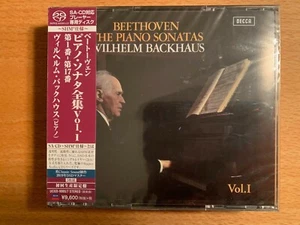SHM SACD Beethoven The Piano Sonatas Vol. I (3 disc) W. Backhaus Japan NEU MINT - Bild 1 von 2
