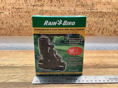 NEW Rain Bird CPF-075 3/4" In Line Sprinkler Valve With Flow Control (A4) - Image 1 of 4
