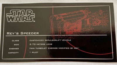 MARKENLOS Star Wars UCS Custom Sticker MOC Rey's Speeder by Anio