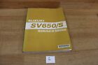 Suzuki 99500-36090-01B Manuale di Servizio Betriebsanleitung SV650 / S xf732