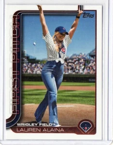 2025 Topps Series 1- Lauren Alaina First Pitch FP-9 - Picture 1 of 2
