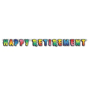 Beistle Happy Retirement Banner | Party Supply | Decoration - Picture 1 of 1