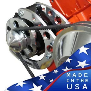 Small Block Chevy Alternator Bracket Fuelie Heads Long Water Pump SBC LWP Camel - Bild 1 von 3