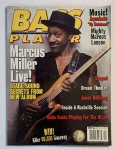 Bass Player Magazine April 1998 Marcus Miller Live! More Mighty Marcus Lesson - Picture 1 of 2
