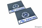 UV Rubber  To Fit Mercedes Actros Rear Mudguards Mud Flaps Blue 60x50cm 2pc Pair