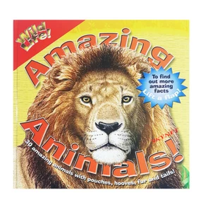 NEU Wild Life - Amazing Animals Kinder Faktenbuch für Kinder - PÄDAGOGISCH - Bild 1 von 4