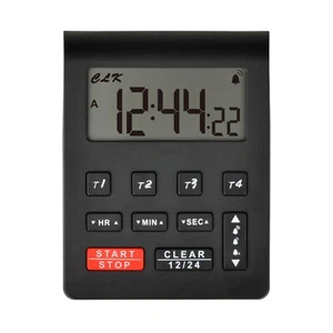 LCD Digital 4 Canales Temporizadores Reloj Cuenta Atrás/Cuenta Abajo Zumbador Alerta para Cocinar - Imagen 1 de 7