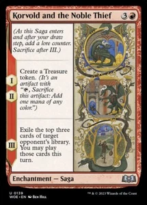 1x Korvold and the Noble Thief FOIL - NM - See Set for Pic - SPARROW MAGIC - Picture 1 of 1