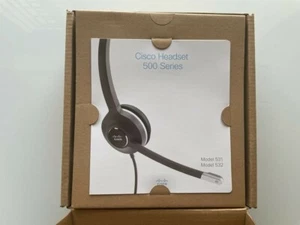 Cisco HEADSET 532, Verkabelt Doppelt On-Ear Schnell Trennen CP-HS-W-532-USBA - Bild 1 von 7