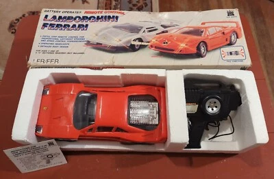 1991 Toy State Red Lamborghini Ferrari RC Car Vintage Excellent Clean UNTESTED  - Image 1 of 4