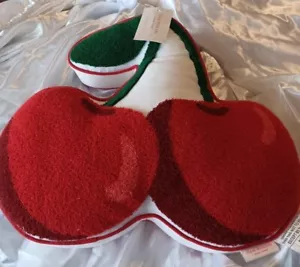NWT Isaac Mizrahi Live Cherry Pillow - Picture 1 of 4