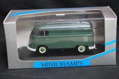 1:43 Minichamps 430 052202 T1 Delivery Van Kastenwagen 1963 green, OVP - Bild 1 von 2