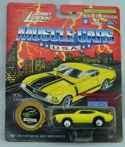 Johnny Lightning Muscle Cars USA 1969 Olds 442 Serie 9 Münze #00327 gelb 1994 - Bild 1 von 11