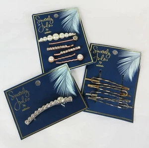 Scunci Sincerely Jules Lot Bobby Pins Pearl Rhinestone Clip - Picture 1 of 4