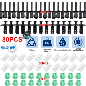 80x Befestigung Clips Kit Seitenschweller für BMW 3er Serie E32/E36/E46/E90/E91 - Bild 1 von 13